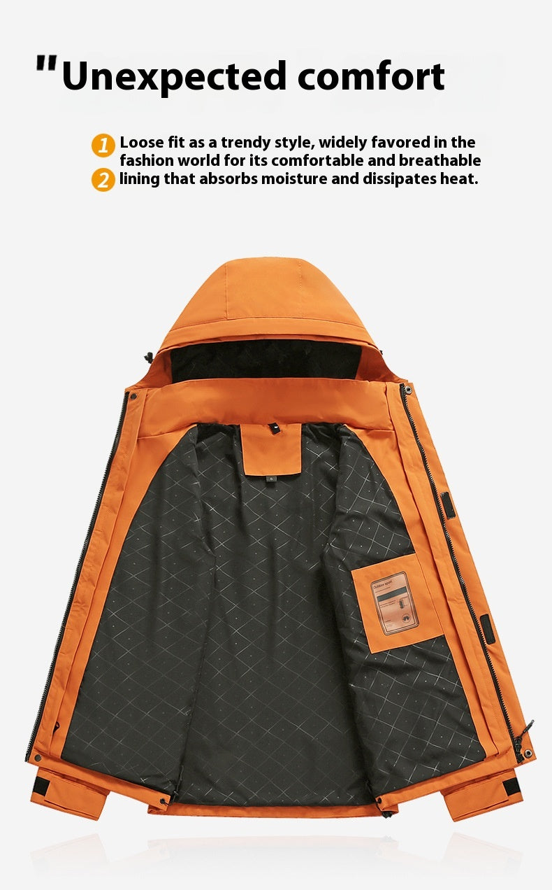 VentoShell Outdoor Shell Jacket – Windproof & Waterproof