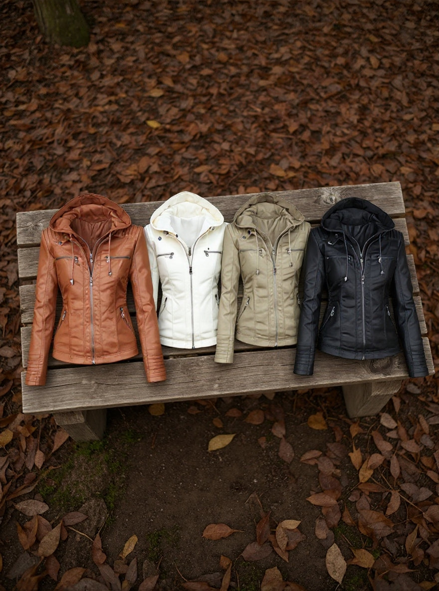 Vespera™ – Tailored Women Leather Jacket