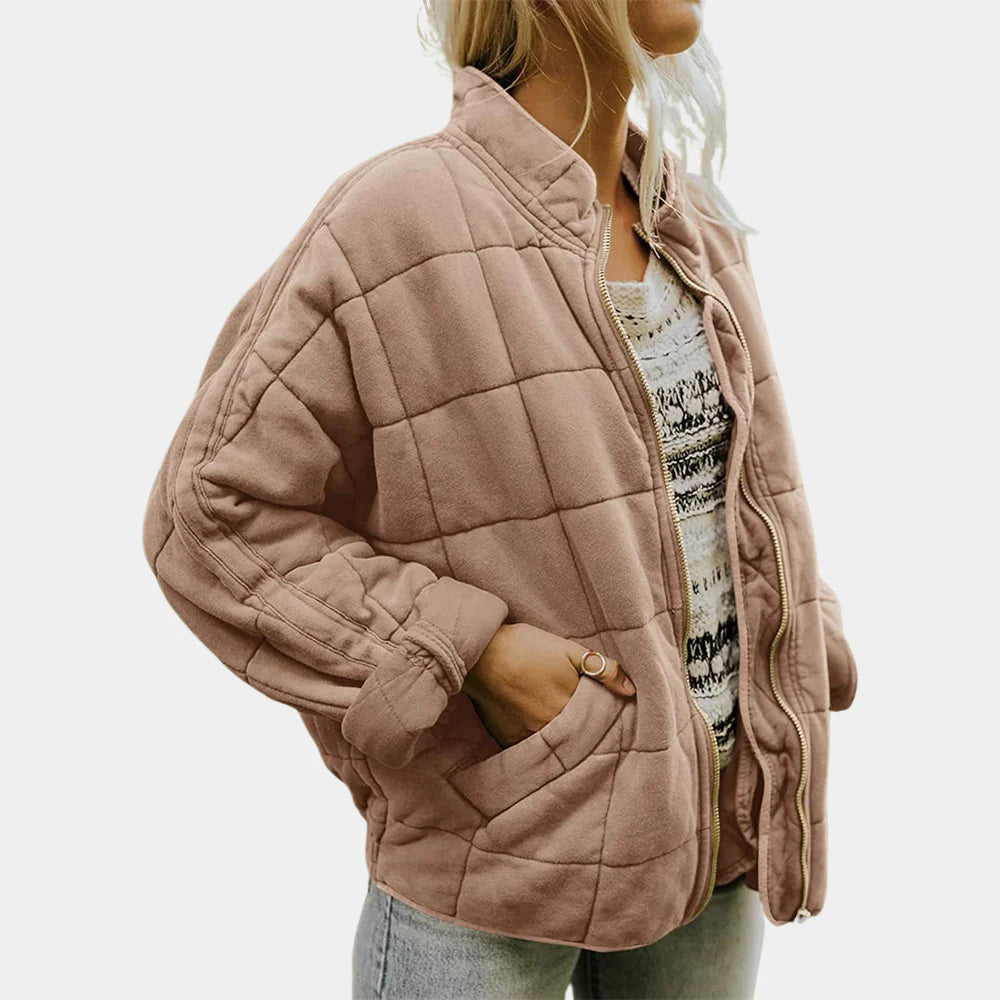 Virelle™ – Cotton Blend Pocket Jacket