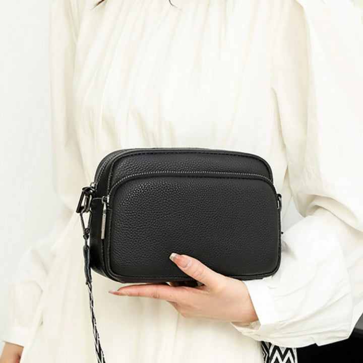 Noir & Blanc Everyday Leather Luxe Bag