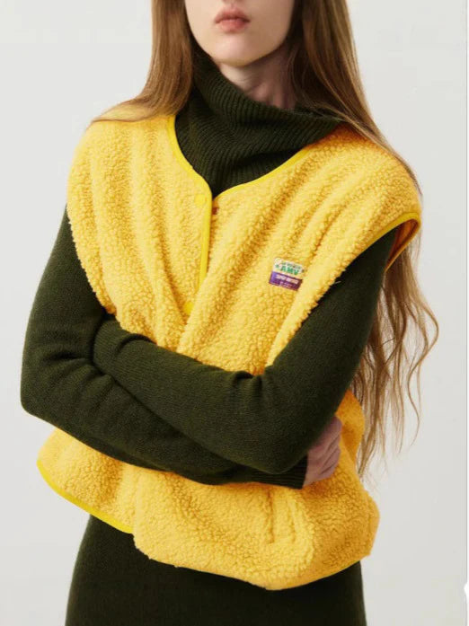 Velora™ | Elegant Soft Fleece Women's Vest